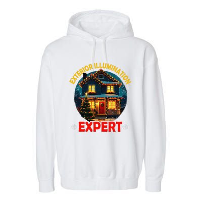 Decoration Exterior Illumination Expert Christmas Lights Garment-Dyed Fleece Hoodie