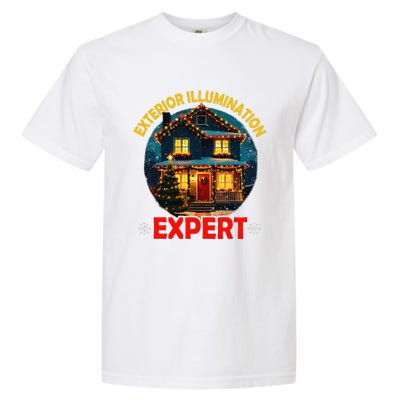 Decoration Exterior Illumination Expert Christmas Lights Garment-Dyed Heavyweight T-Shirt