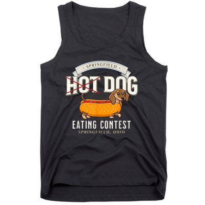 Dog Eating In Springfield Ohio Springfield Dog Cat Eating Springfield Dog Eating Tank Top