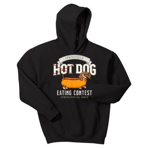 Dog Eating In Springfield Ohio Springfield Dog Cat Eating Springfield Dog Eating Kids Hoodie