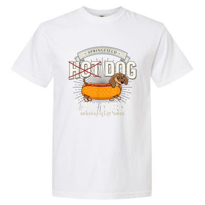 Dog Eating In Springfield Ohio Springfield Dog Cat Eating Springfield Dog Eating Garment-Dyed Heavyweight T-Shirt