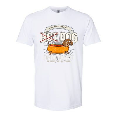 Dog Eating In Springfield Ohio Springfield Dog Cat Eating Springfield Dog Eating Softstyle CVC T-Shirt