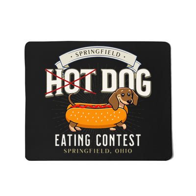 Dog Eating In Springfield Ohio Springfield Dog Cat Eating Mousepad