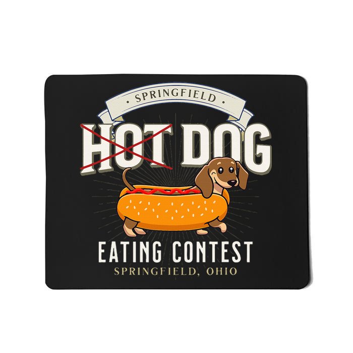 Dog Eating In Springfield Ohio Springfield Dog Cat Eating Mousepad