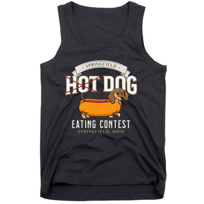 Dog Eating In Springfield Ohio Springfield Dog Cat Eating Tank Top