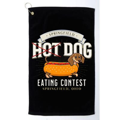 Dog Eating In Springfield Ohio Springfield Dog Cat Eating Platinum Collection Golf Towel