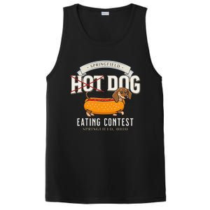 Dog Eating In Springfield Ohio Springfield Dog Cat Eating Gift PosiCharge Competitor Tank