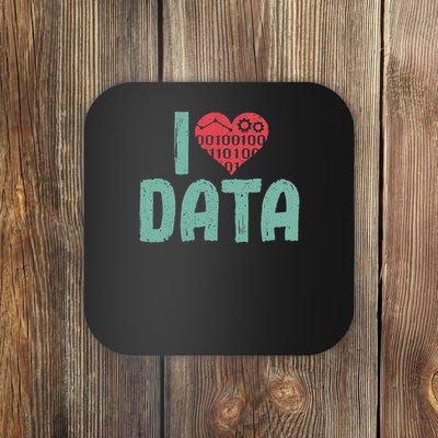 Data Encoder I Love Statistics Data Science Data Analysts Coaster