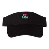 Data Encoder I Love Statistics Data Science Data Analysts Valucap Bio-Washed Visor