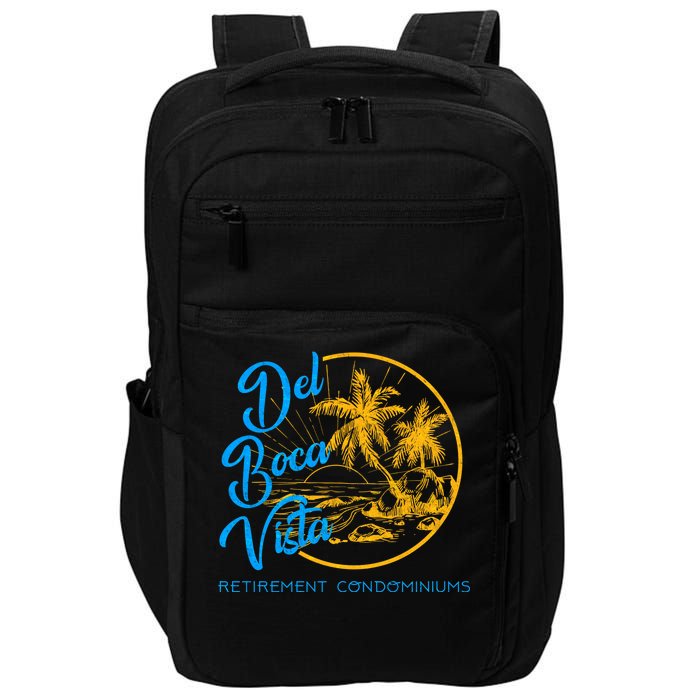 Del Boca Vista Retirement Condominiums Impact Tech Backpack