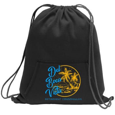 Del Boca Vista Retirement Condominiums Sweatshirt Cinch Pack Bag