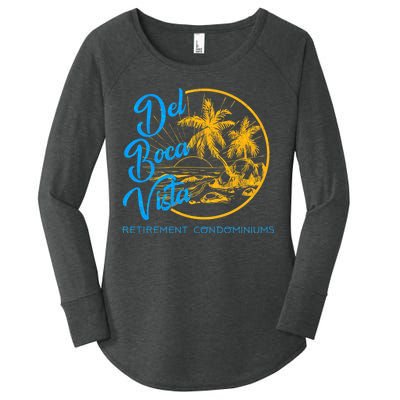 Del Boca Vista Retirement Condominiums Women's Perfect Tri Tunic Long Sleeve Shirt