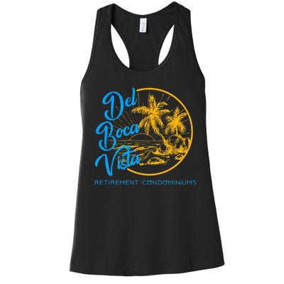 Del Boca Vista Retirement Condominiums Women's Racerback Tank