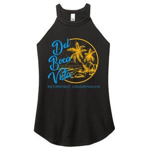 Del Boca Vista Retirement Condominiums Women's Perfect Tri Rocker Tank