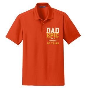 Dad Epic Legendary 50 Years Outfit 50th Birthday Dry Zone Grid Polo