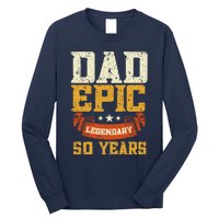 Dad Epic Legendary 50 Years Outfit 50th Birthday Long Sleeve Shirt