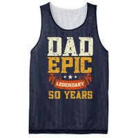 Dad Epic Legendary 50 Years Outfit 50th Birthday Mesh Reversible Basketball Jersey Tank