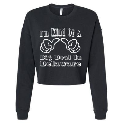 Delaware Big Deal Cropped Pullover Crew