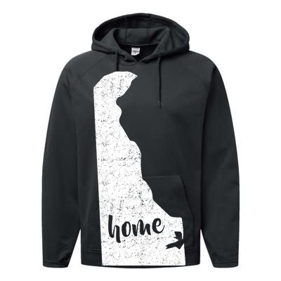 Delaware Home State Performance Fleece Hoodie