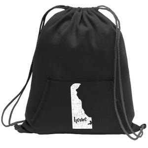 Delaware Home State Sweatshirt Cinch Pack Bag