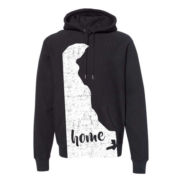 Delaware Home State Premium Hoodie