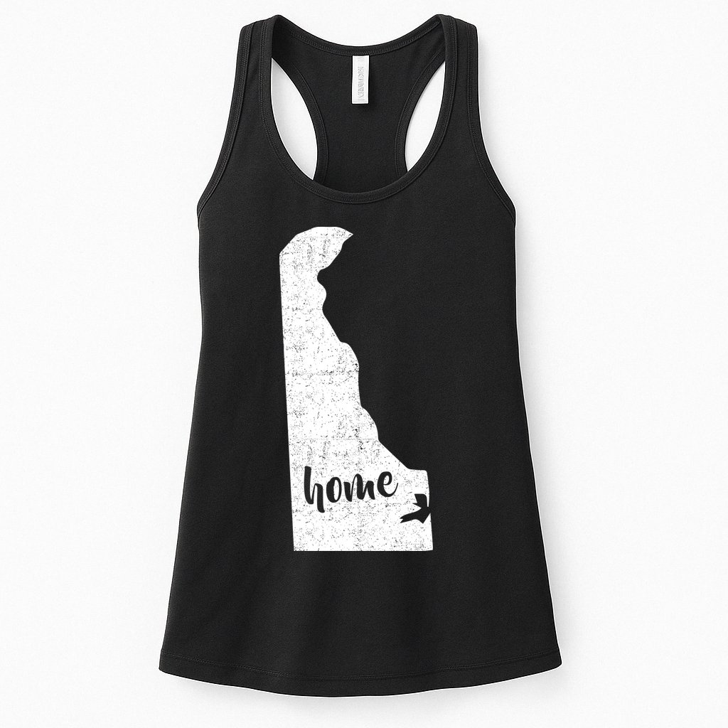 Delaware Home State Womens Tank Top