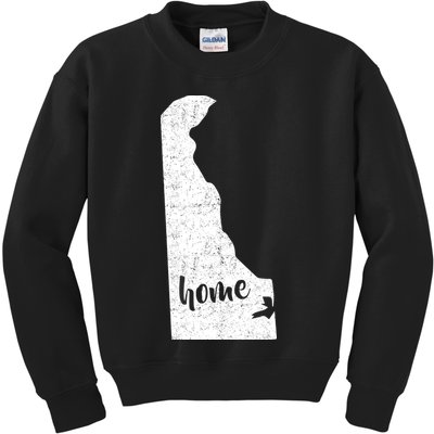 Delaware Home State Kids Sweatshirt
