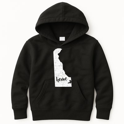 Delaware Home State Kids Hoodie