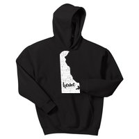 Delaware Home State Kids Hoodie