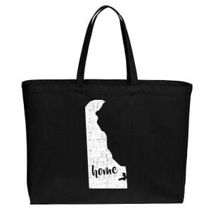 Delaware Home State Cotton Canvas Jumbo Tote