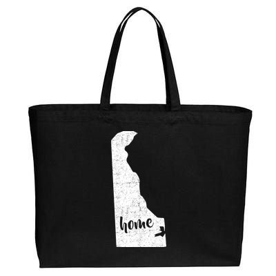 Delaware Home State Cotton Canvas Jumbo Tote