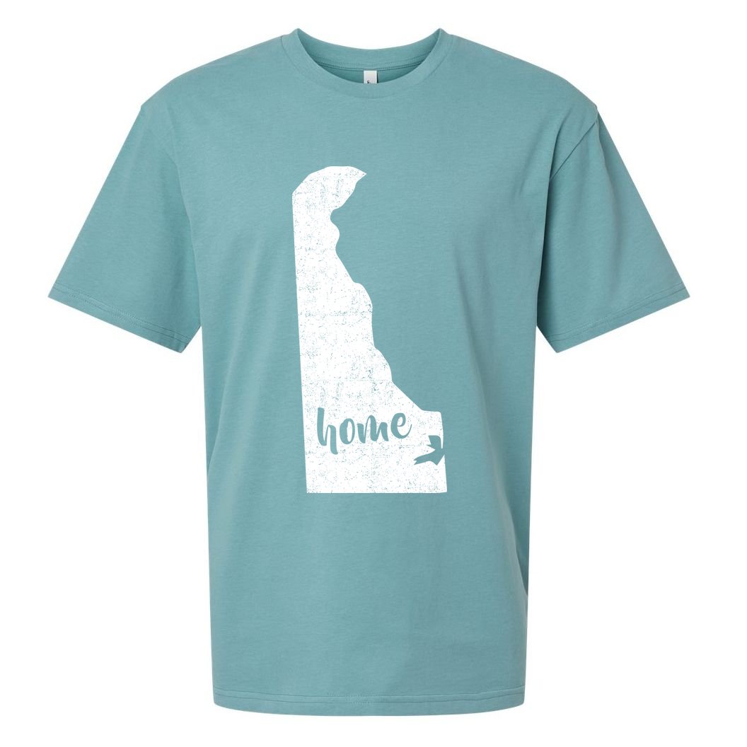 Delaware Home State Sueded Cloud Jersey T-Shirt