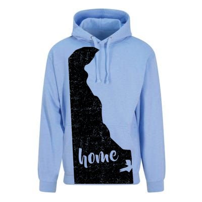 Delaware Home State Unisex Surf Hoodie