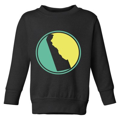 Delaware Vintage State Logo Toddler Sweatshirt