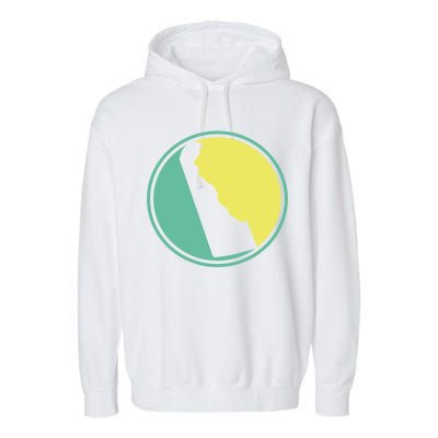 Delaware Vintage State Logo Garment-Dyed Fleece Hoodie