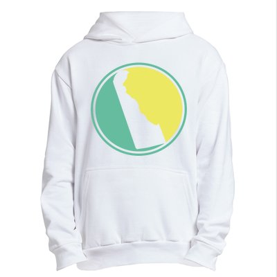 Delaware Vintage State Logo Urban Pullover Hoodie