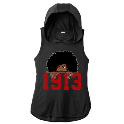 Delta Sorority DST 1913 Ladies PosiCharge Tri-Blend Wicking Draft Hoodie Tank