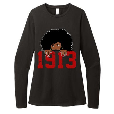 Delta Sorority DST 1913 Womens CVC Long Sleeve Shirt