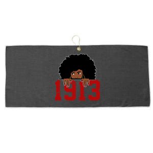 Delta Sorority DST 1913 Large Microfiber Waffle Golf Towel