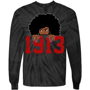 Delta Sorority DST 1913 Tie-Dye Long Sleeve Shirt