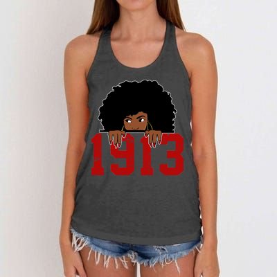 Delta Sorority DST 1913 Women's Knotted Racerback Tank