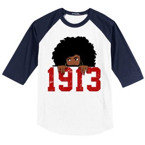 Delta Sorority DST 1913 Baseball Sleeve Shirt