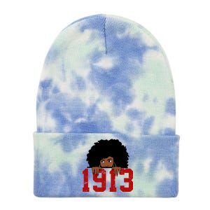 Delta Sorority DST 1913 Tie Dye 12in Knit Beanie