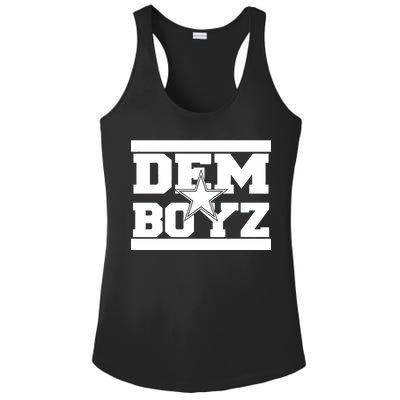 Dem Boyz Boys Dallas Texas Star Fan Pride Ladies PosiCharge Competitor Racerback Tank