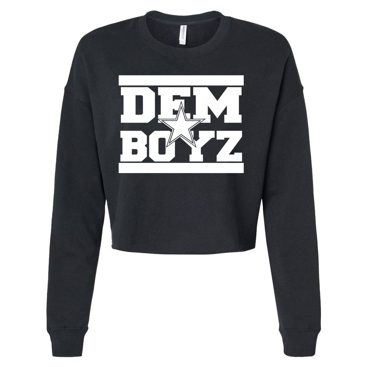 Dem Boyz Boys Dallas Texas Star Fan Pride Cropped Pullover Crew