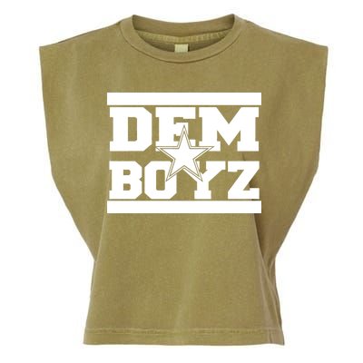 Dem Boyz Boys Dallas Texas Star Fan Pride Garment-Dyed Women's Muscle Tee