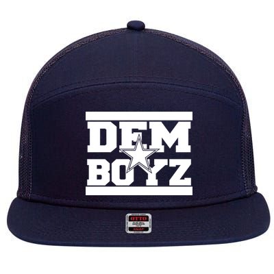 Dem Boyz Boys Dallas Texas Star Fan Pride 7 Panel Mesh Trucker Snapback Hat