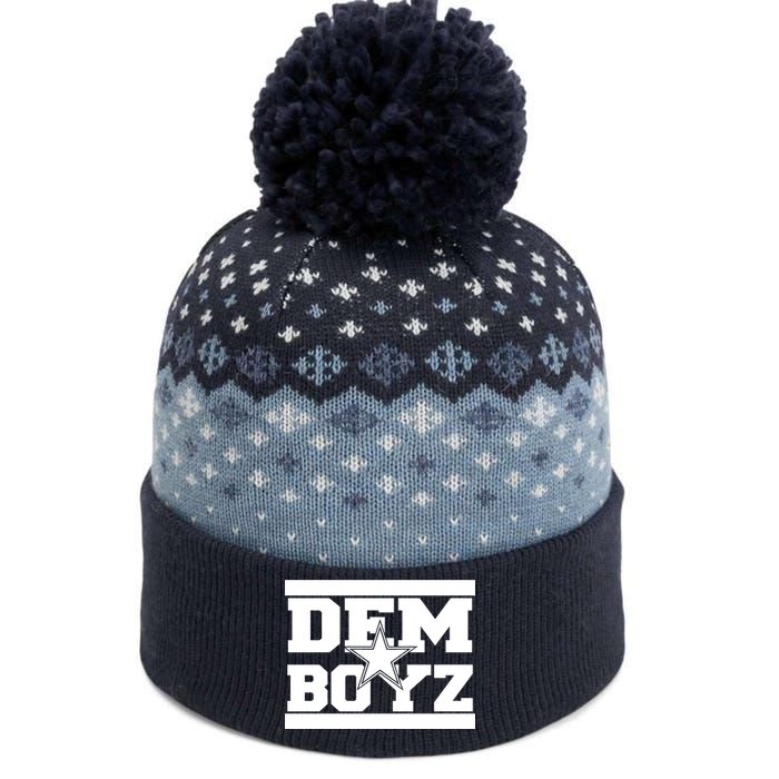 Dem Boyz Boys Dallas Texas Star Fan Pride The Baniff Cuffed Pom Beanie