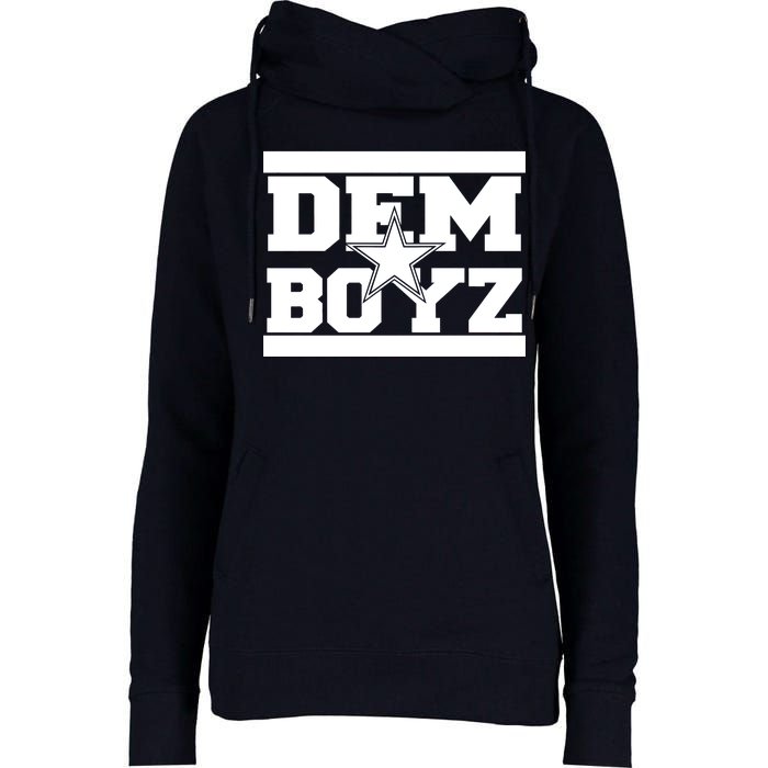 Dem Boyz Boys Dallas Texas Star Fan Pride Womens Funnel Neck Pullover Hood