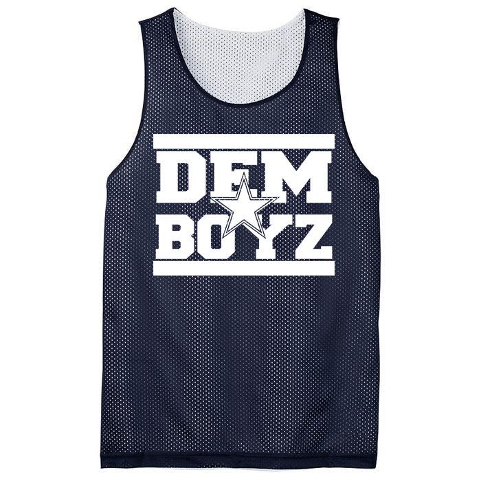 Dem Boyz Boys Dallas Texas Star Fan Pride Mesh Reversible Basketball Jersey Tank